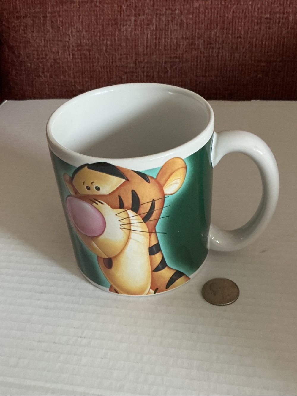 NWT Disney Store Large Winnie The Pooh  Tiger Mug  More Bounce Per ounce